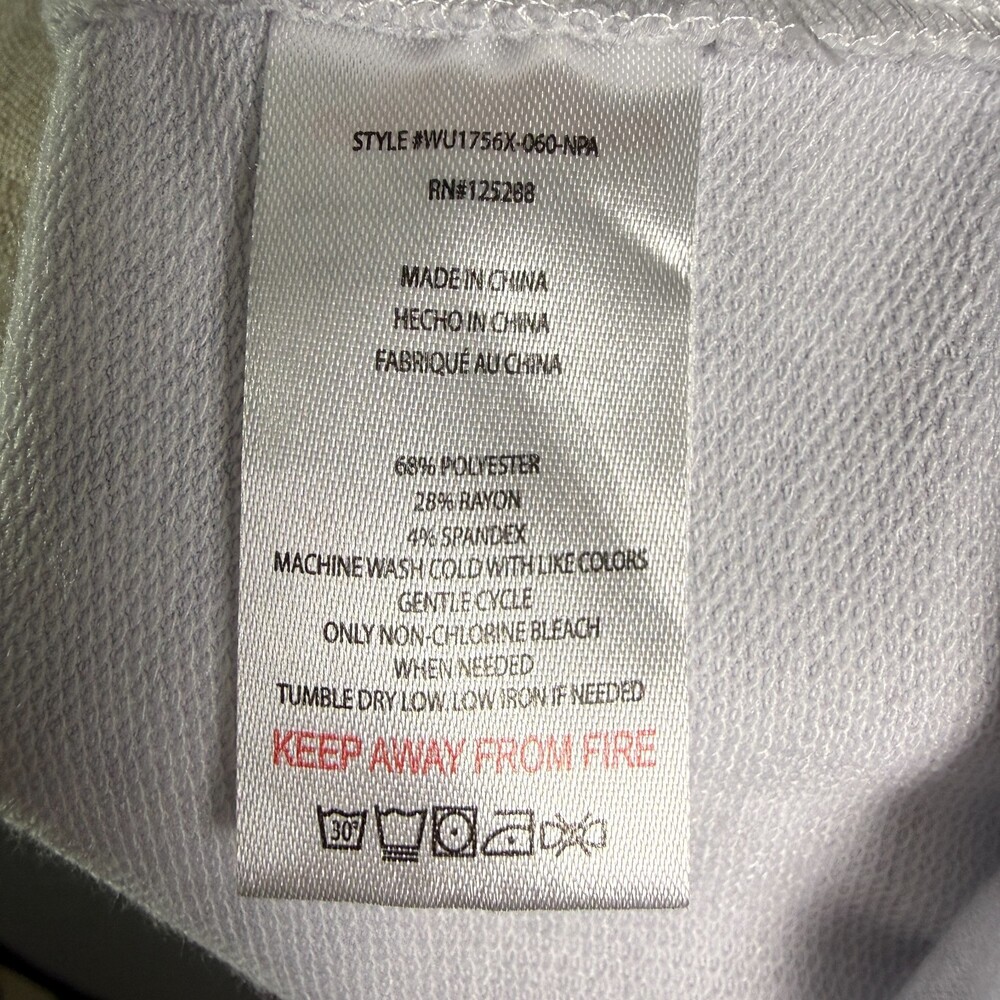 Rae Dunn Women's 1X Sweatshirt "Choose Love" Gray Tie Dye Long Sleeve Pullover - Picture 10 of 11